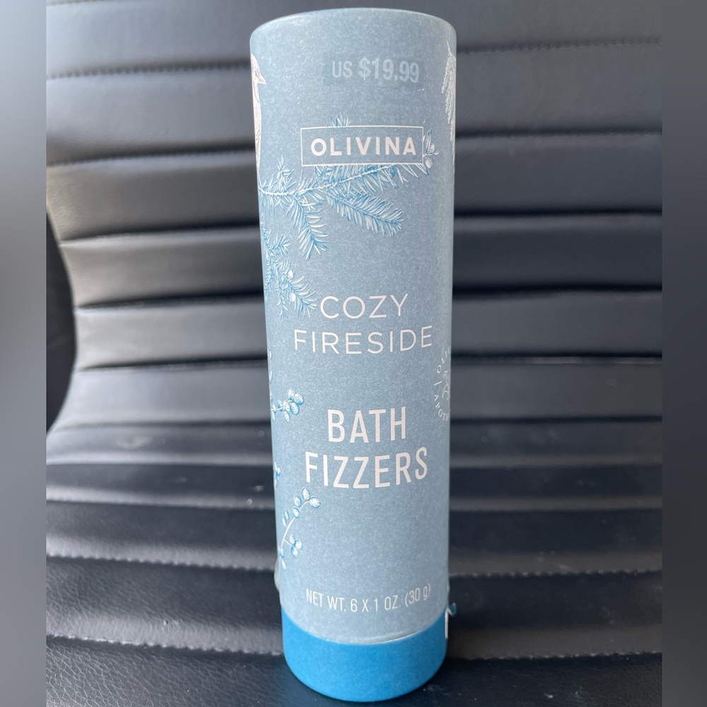 Olivina Bath Fizzers Cozy Fireside New